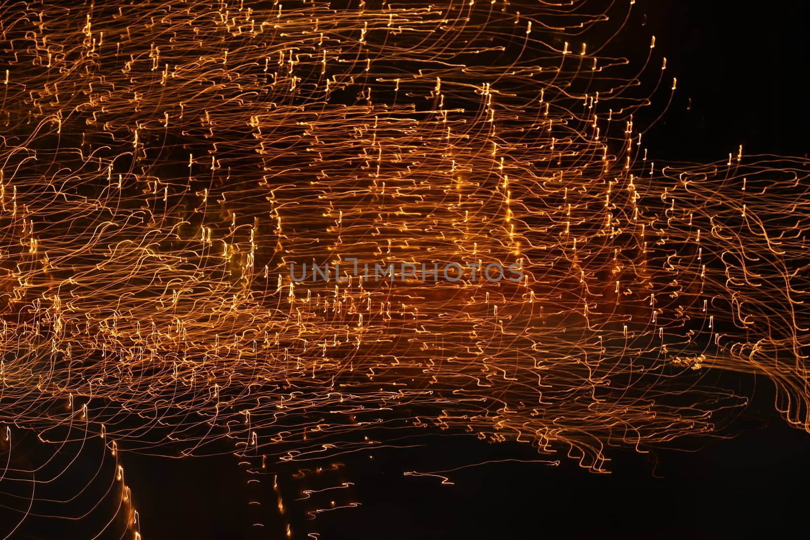 Abstract slow shutter lights