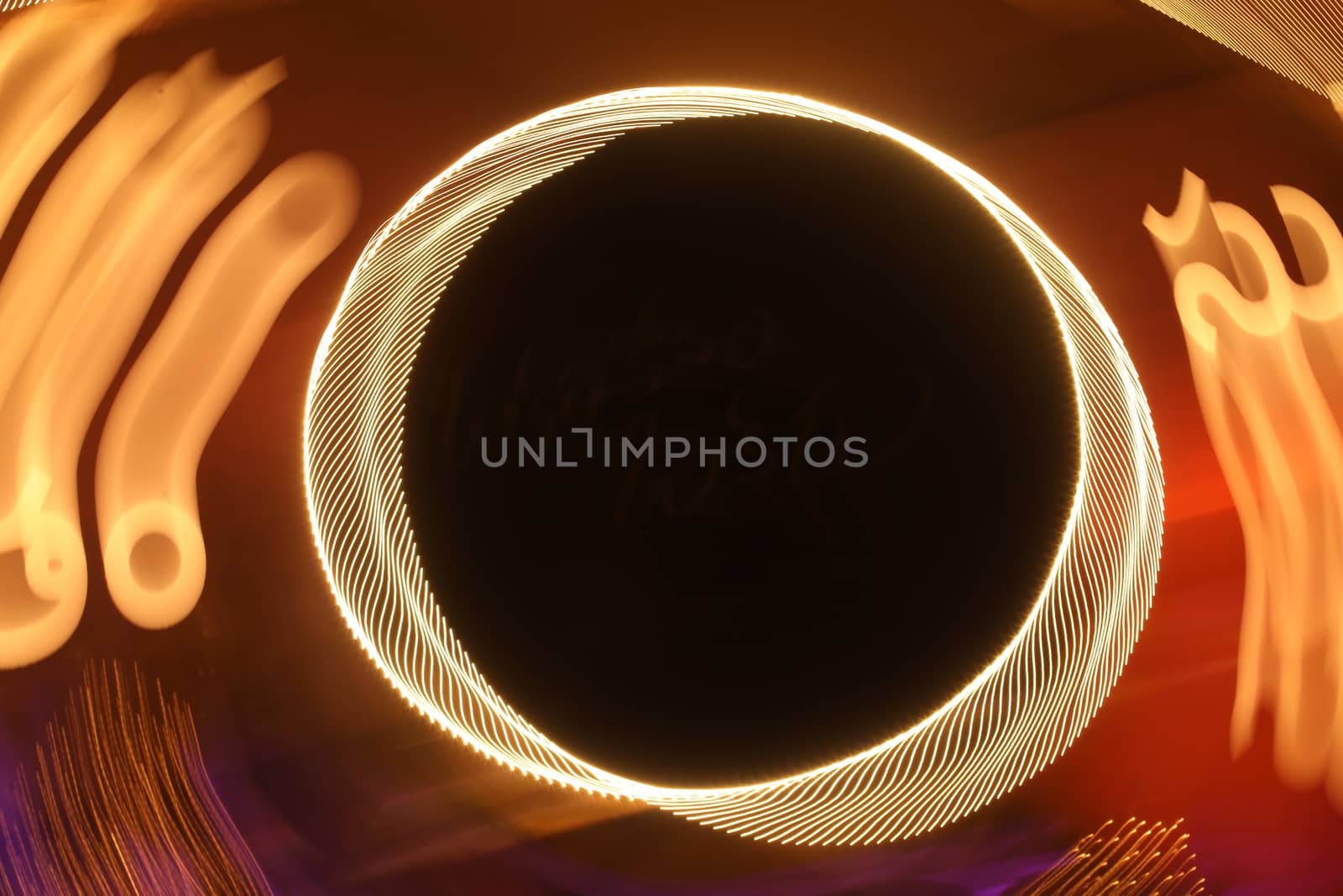 Abstract slow shutter lights