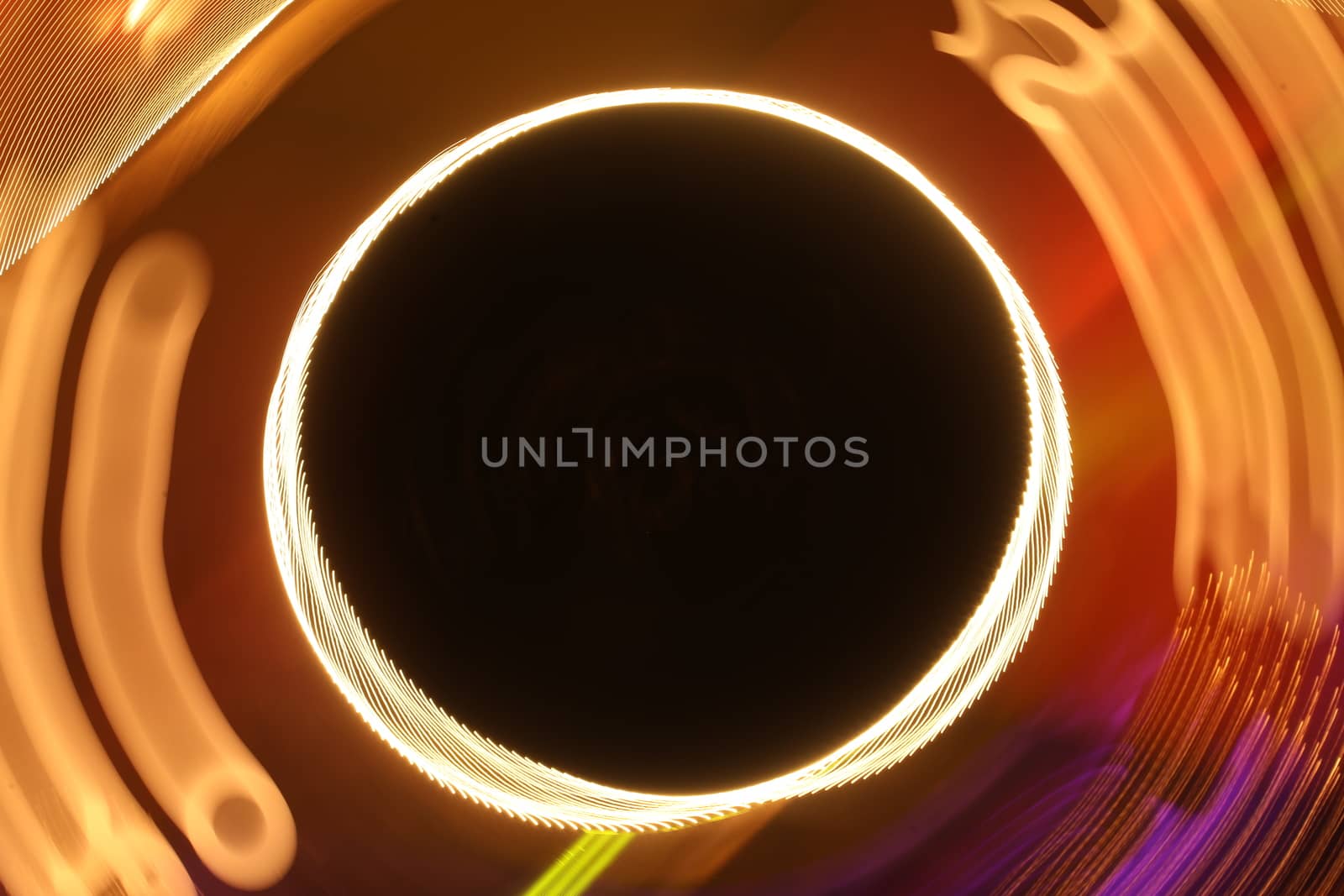 Abstract slow shutter lights