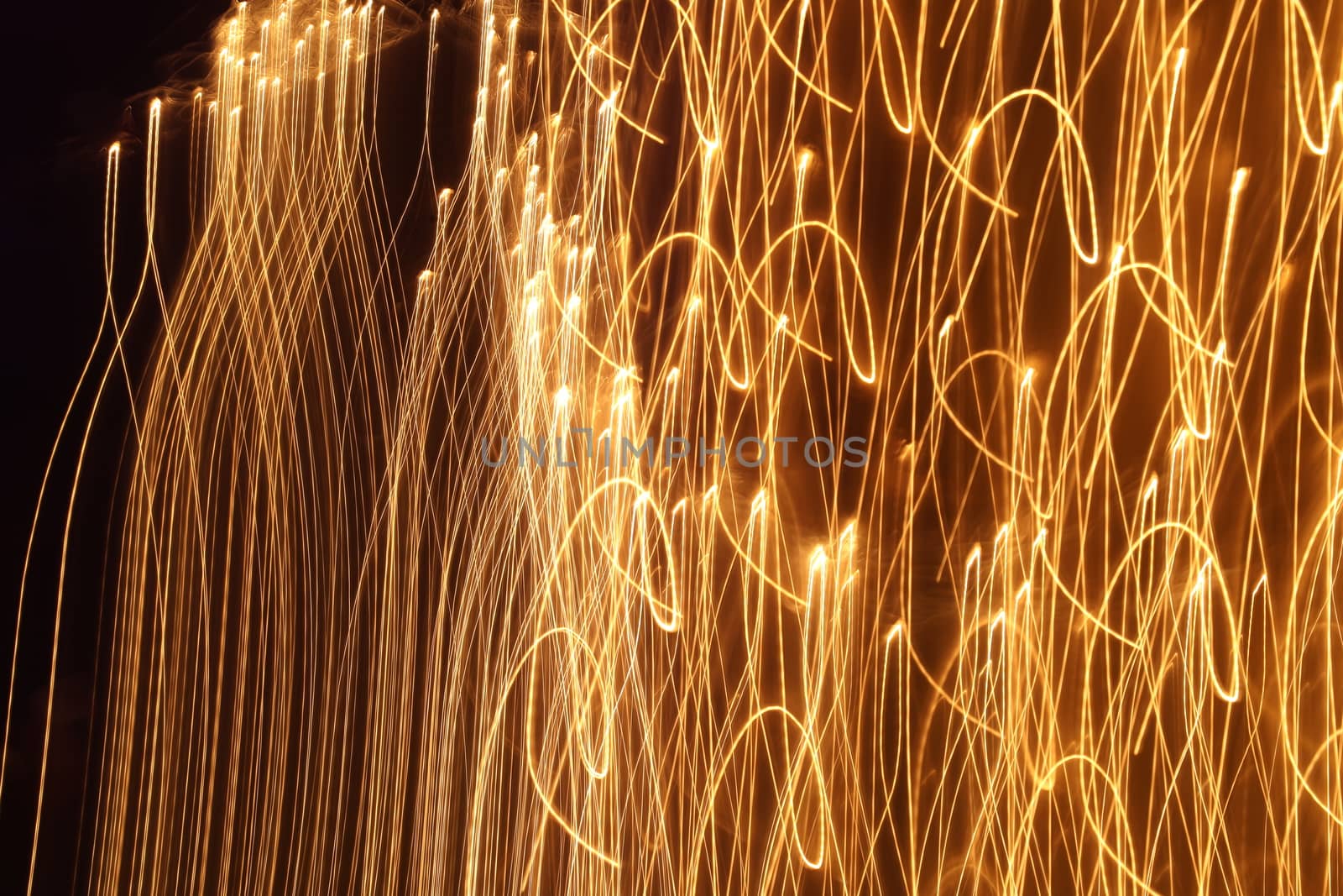 Abstract slow shutter lights