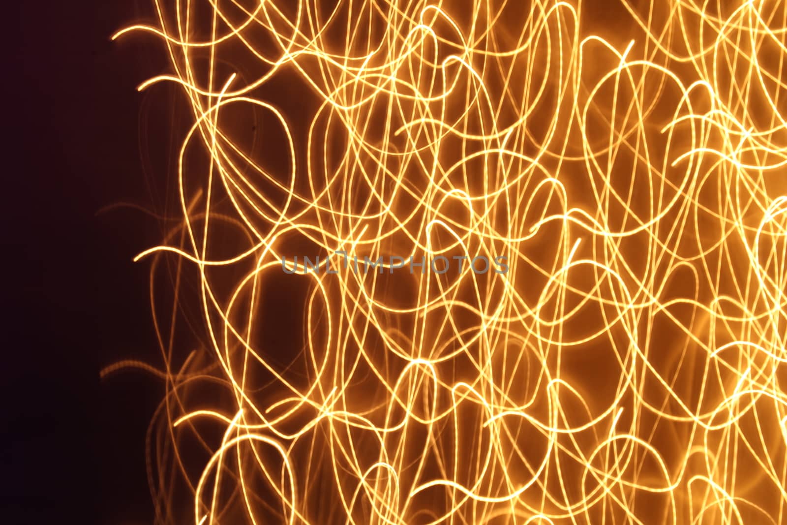 Abstract slow shutter lights