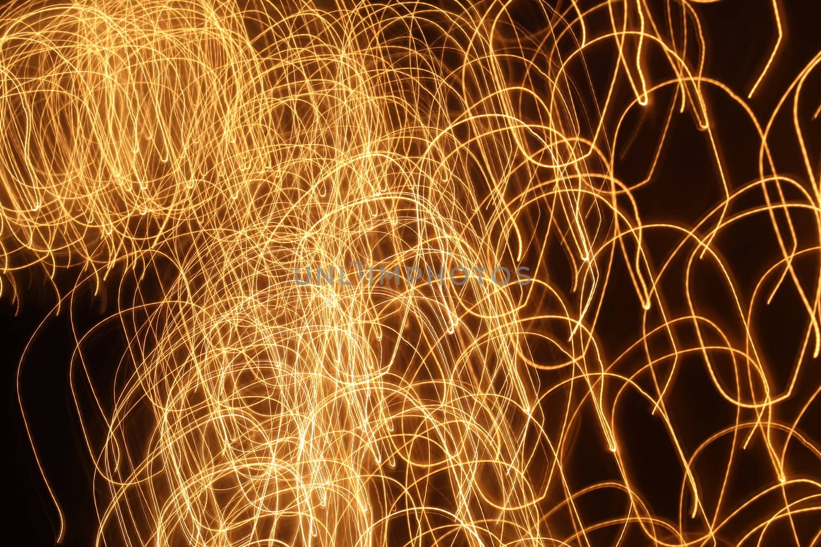 Abstract slow shutter lights
