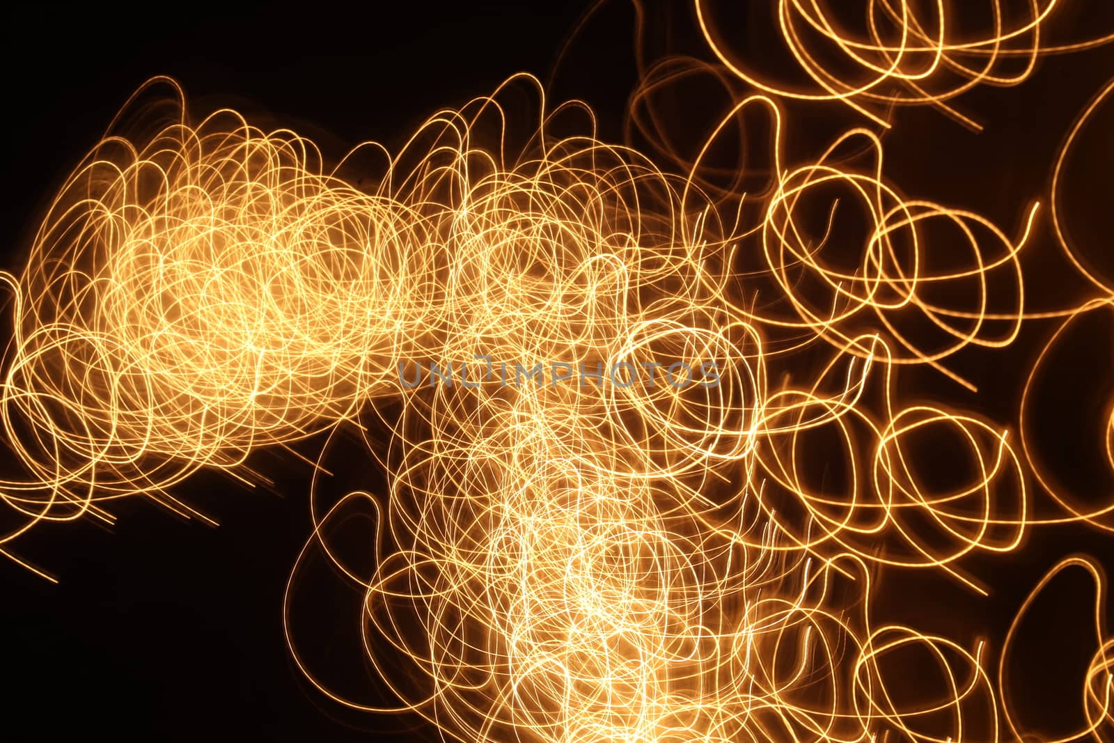 Abstract slow shutter lights