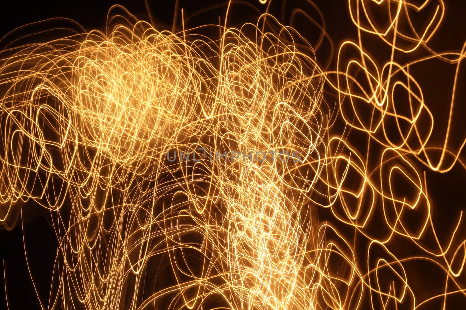 Abstract slow shutter lights