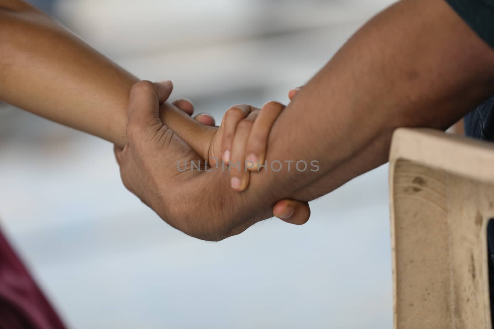 Lover Hands Closeup