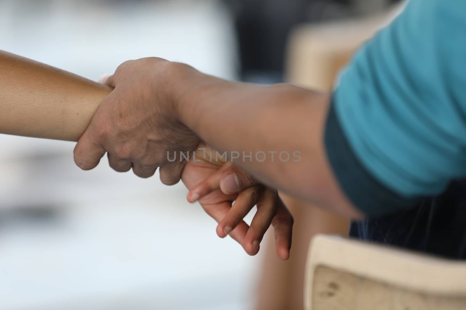 Lover Hands Closeup