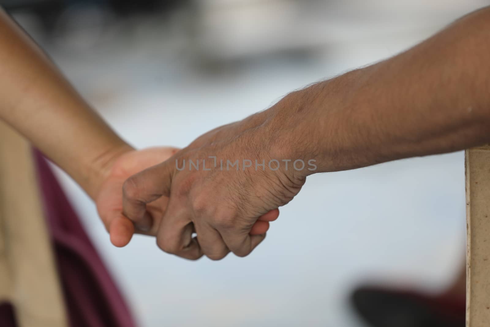 Lover Hands Closeup