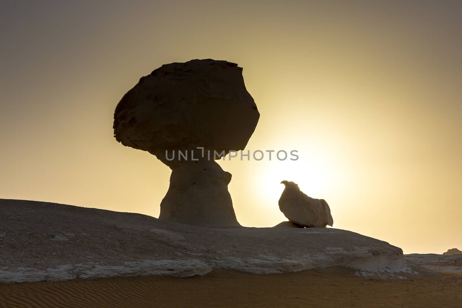 White Desert at Farafra in the Sahara of Egypt. Africa. by SeuMelhorClick