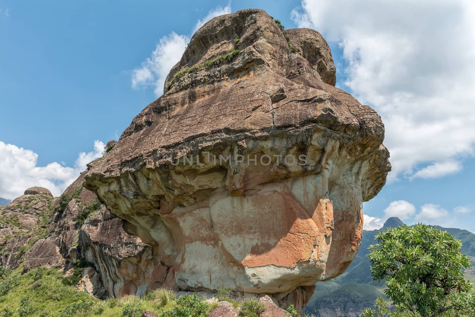 View of the Policemans Helmet in the Drakensberg