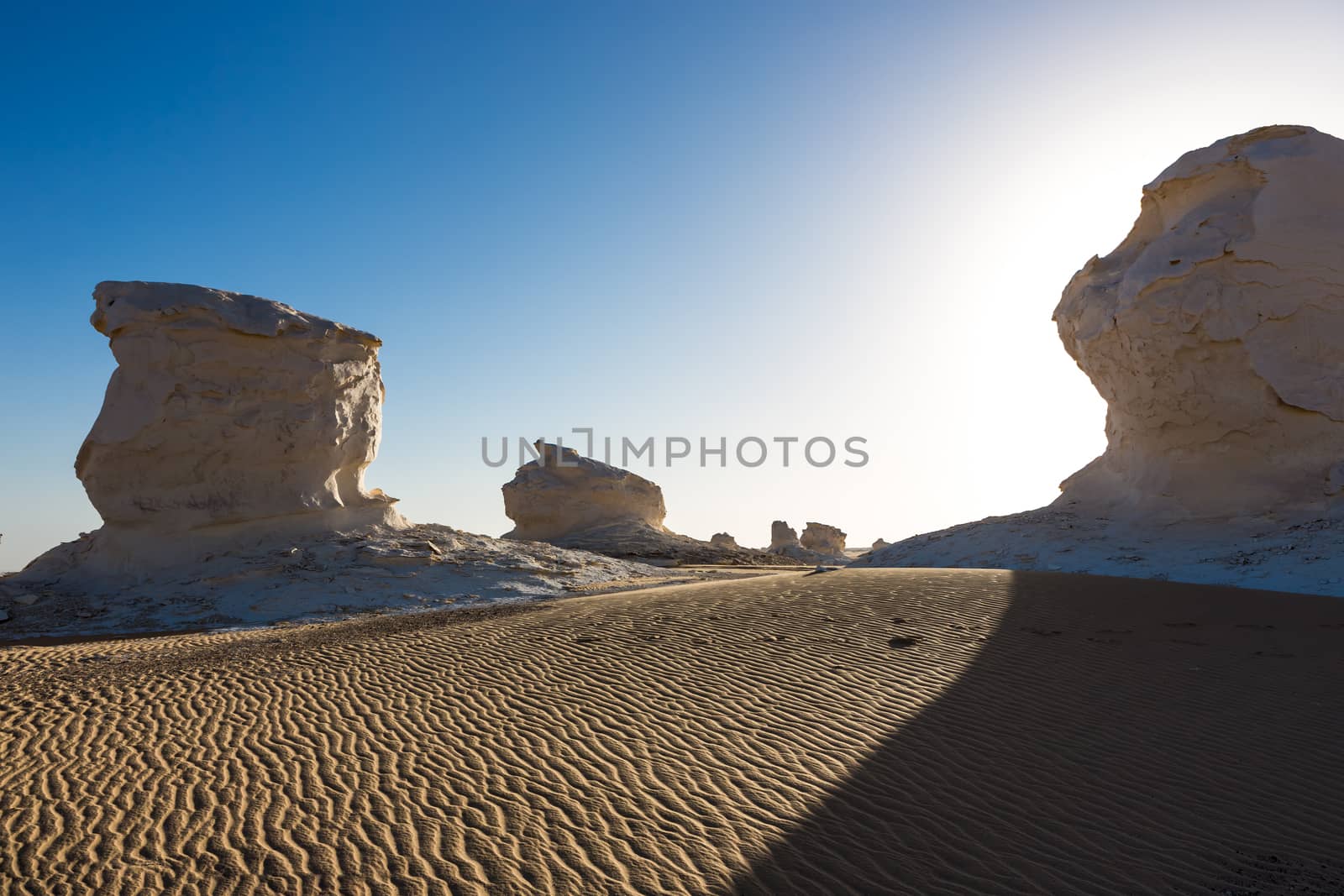 The White Desert at Farafra in the Sahara of Egypt. by SeuMelhorClick