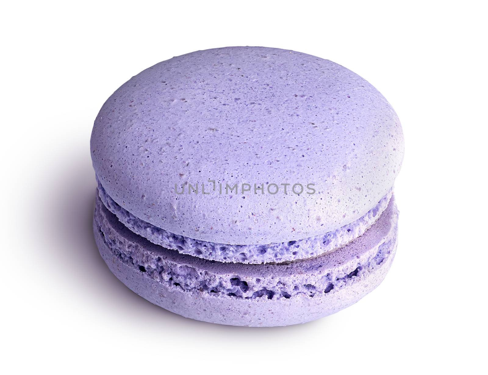 One purple macaroon angled view by Cipariss
