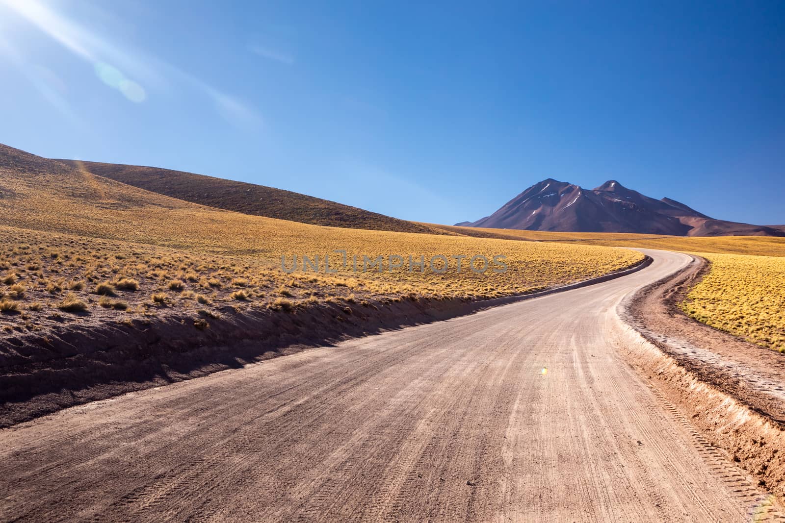 Atacama desert, Chile, Andes, South America. Beautiful view and landscape.