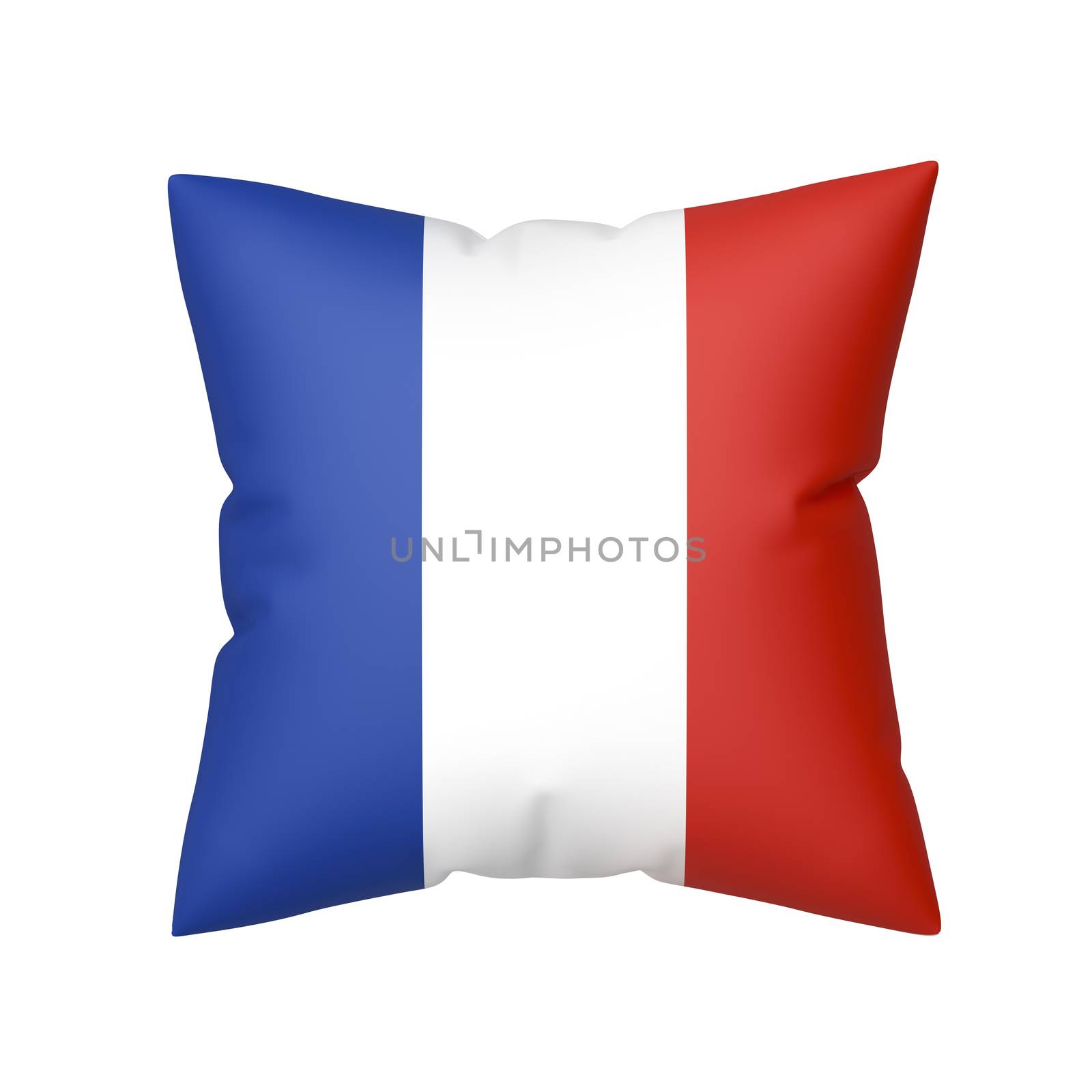 French flag on pillow by magraphics