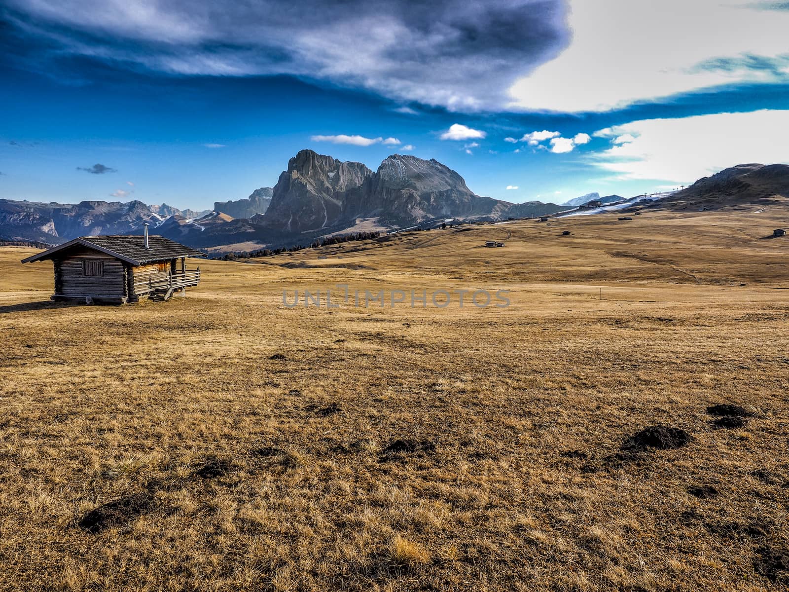 Dolomites. panorama of the Italian Alps