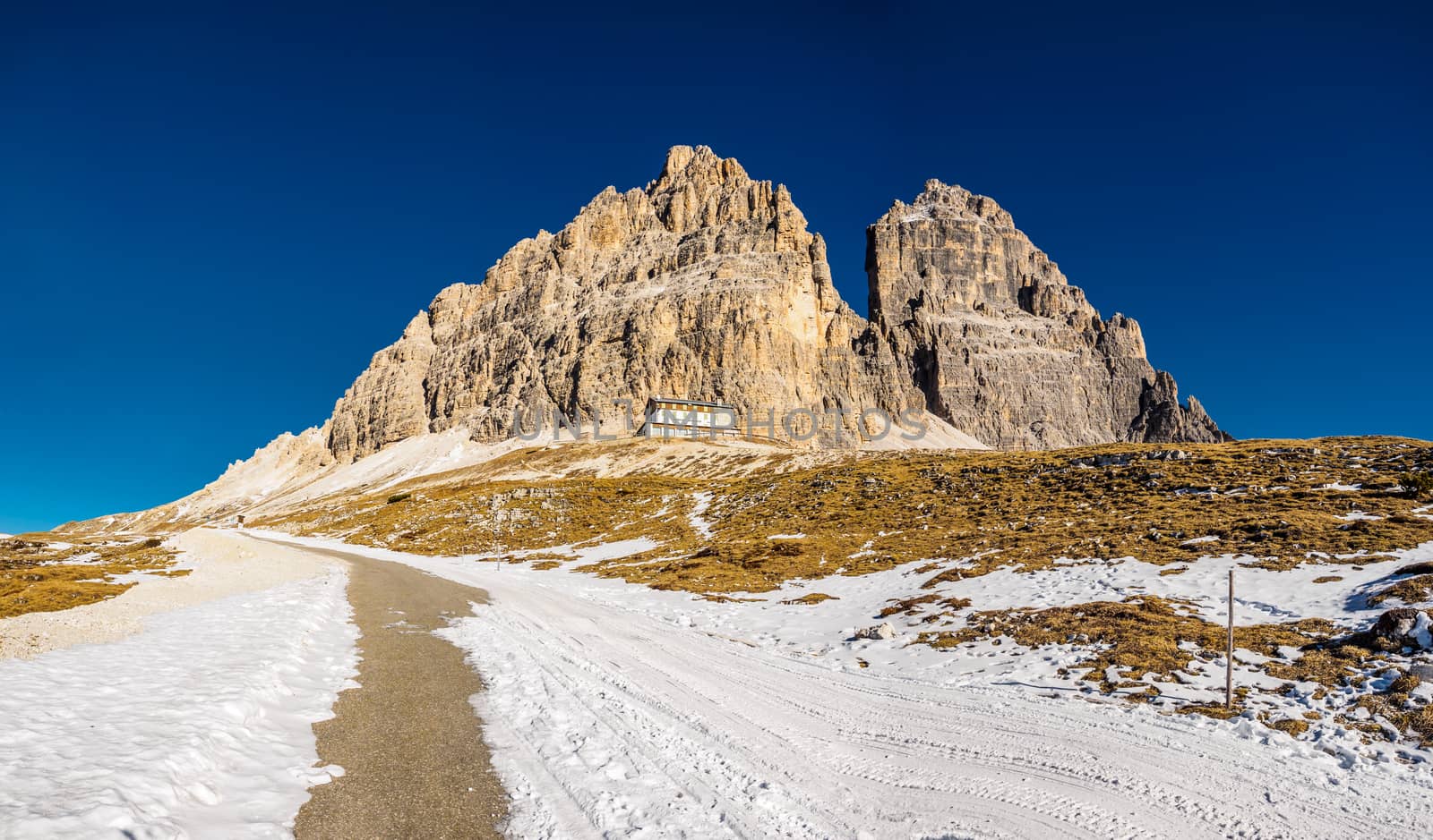 Dolomites. panorama of the Italian Alps