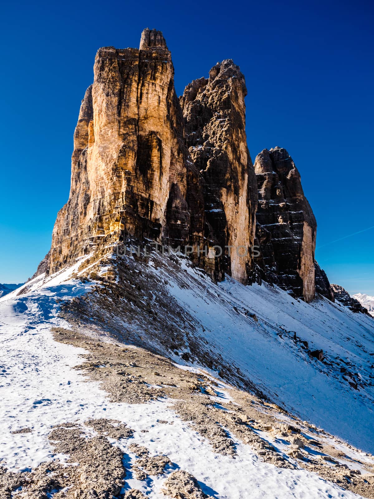 Dolomites. panorama of the Italian Alps