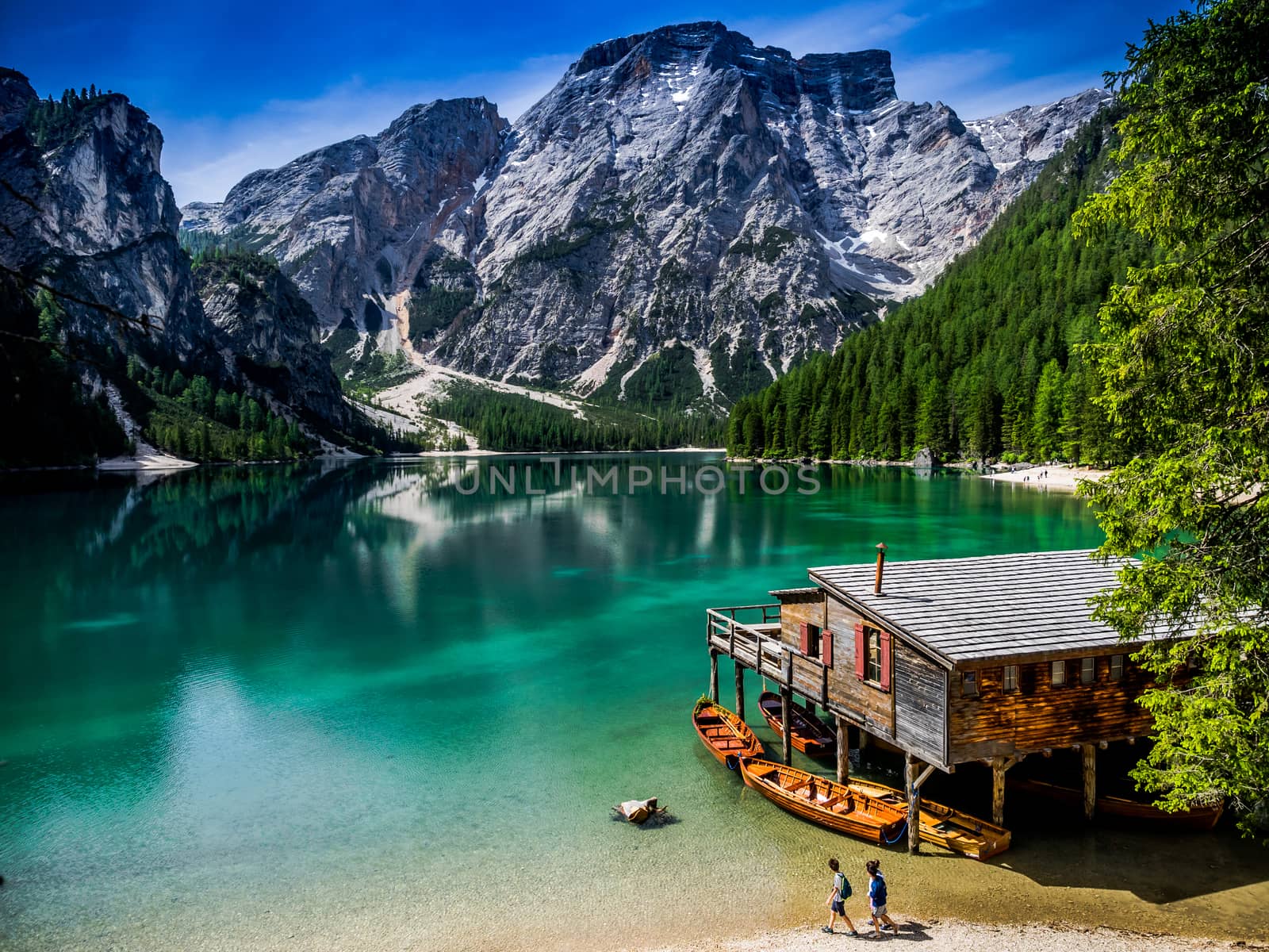 Dolomites. panorama of the Italian Alps