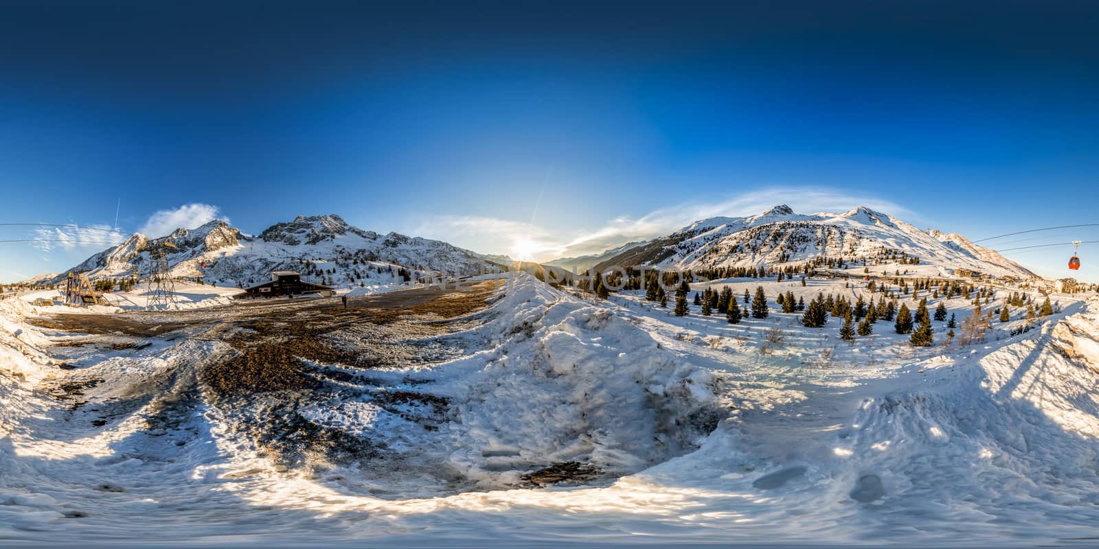 Dolomites. panorama of the Italian Alps