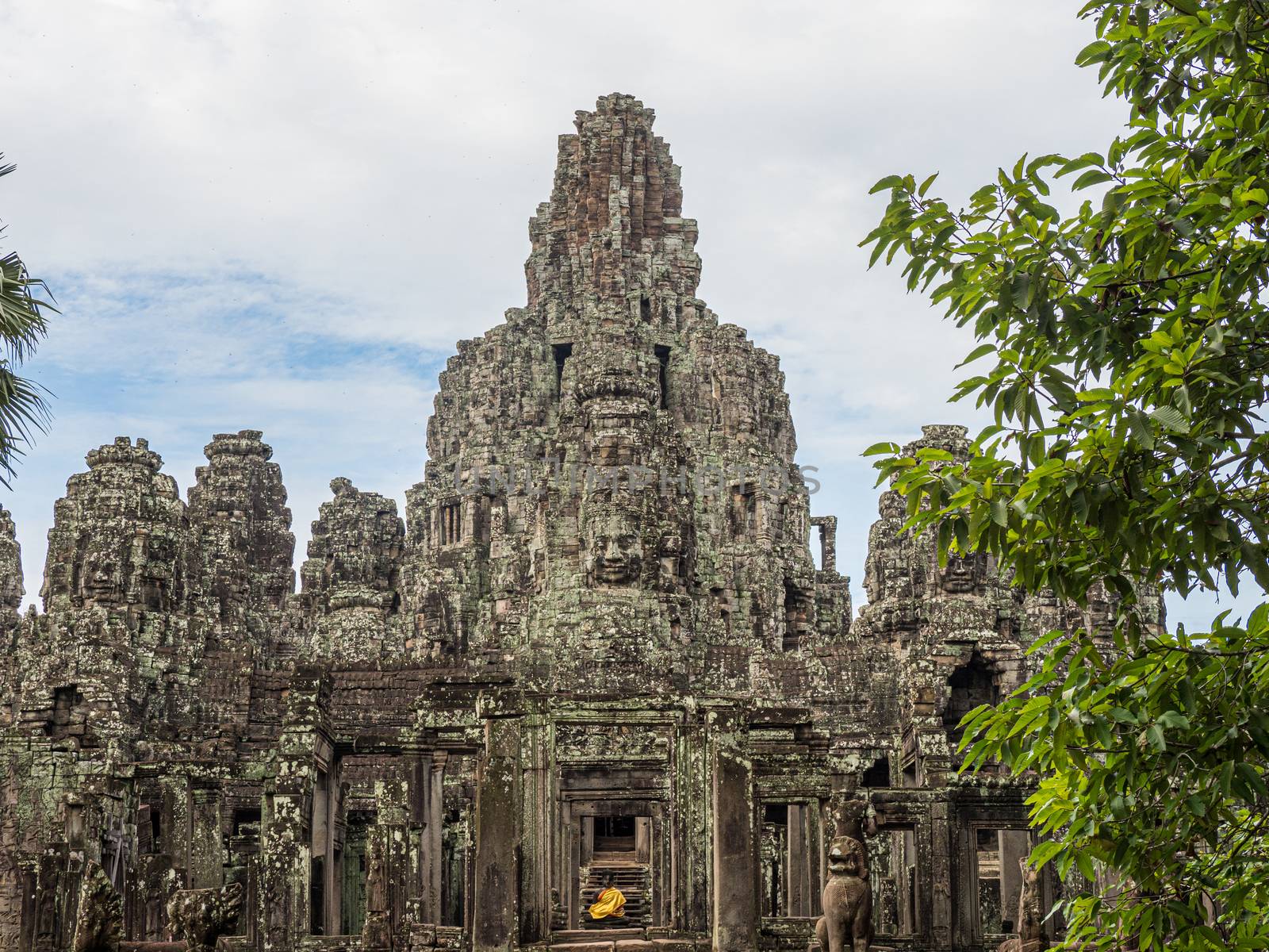 detail of Cambodia's Angkor wat temples