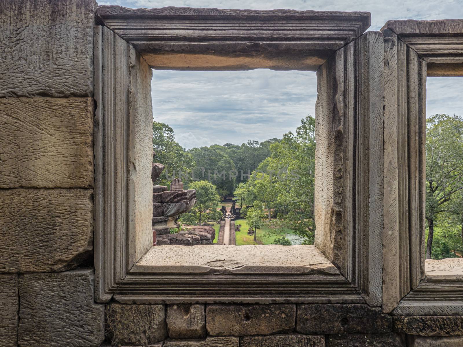 detail of Cambodia's Angkor wat temples