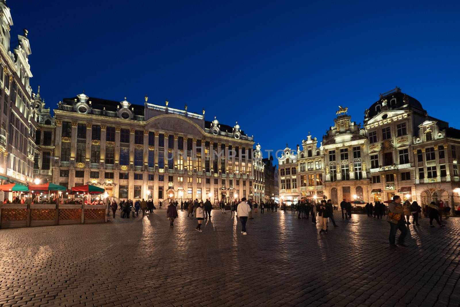 details of the Gran Place of brussels by jmagfoto