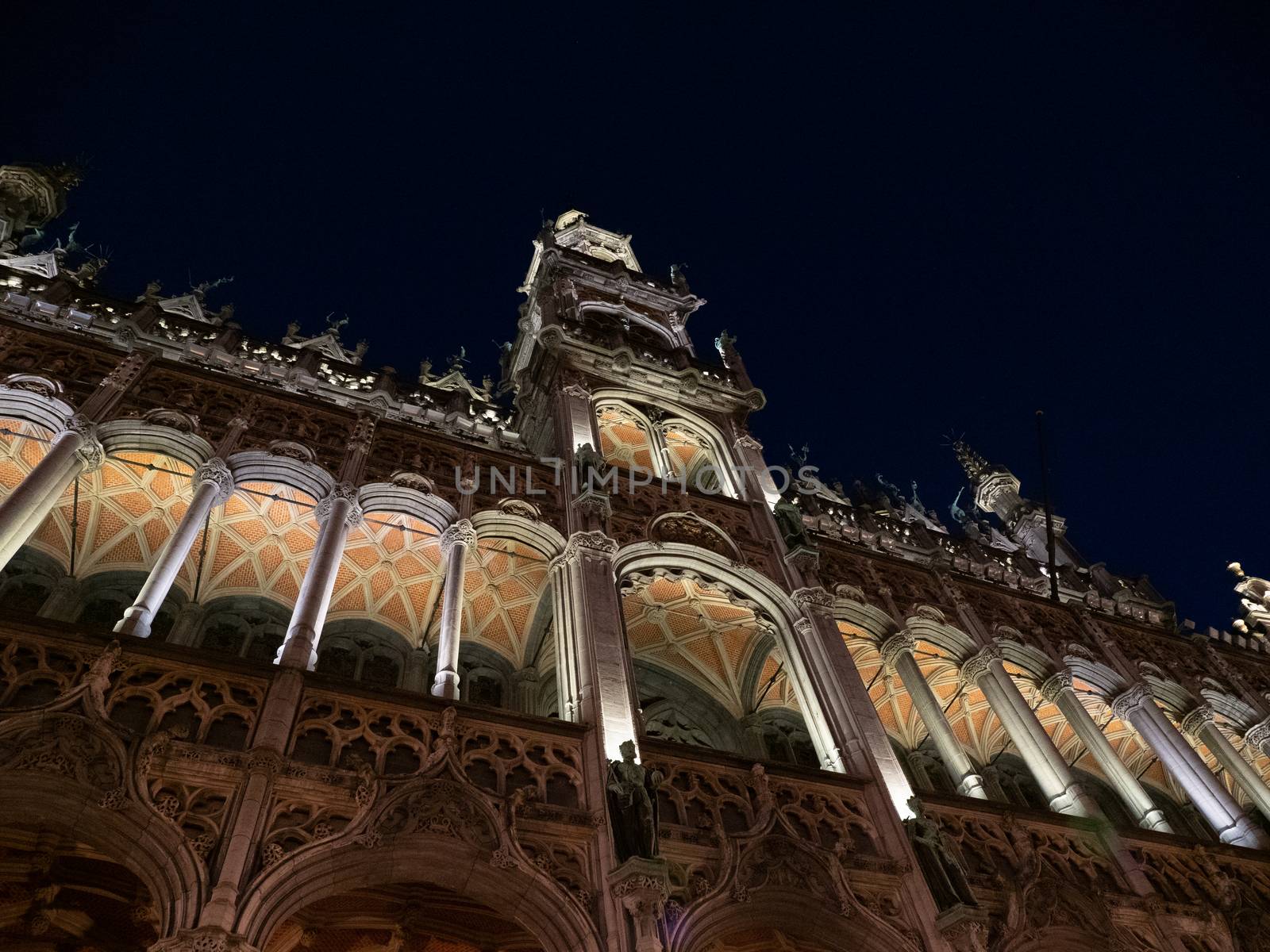 details of the Gran Place of brussels by jmagfoto