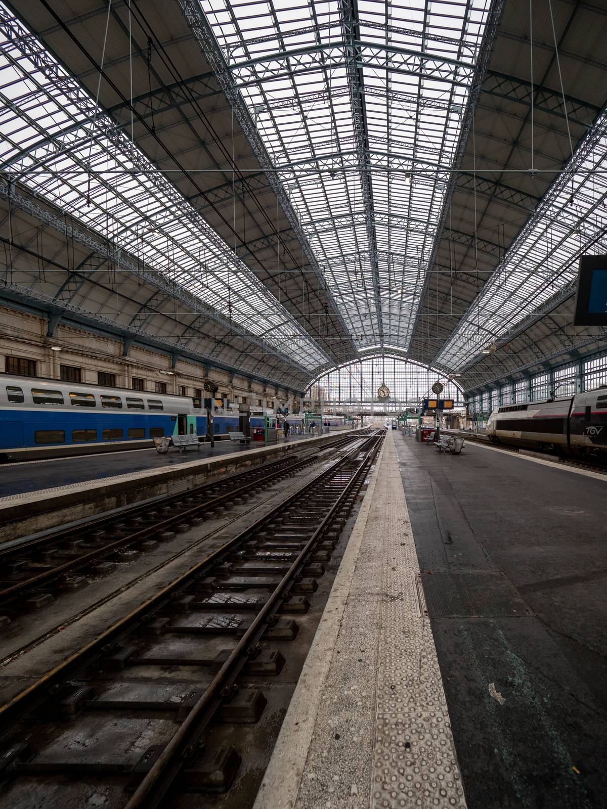 train station and glass roof