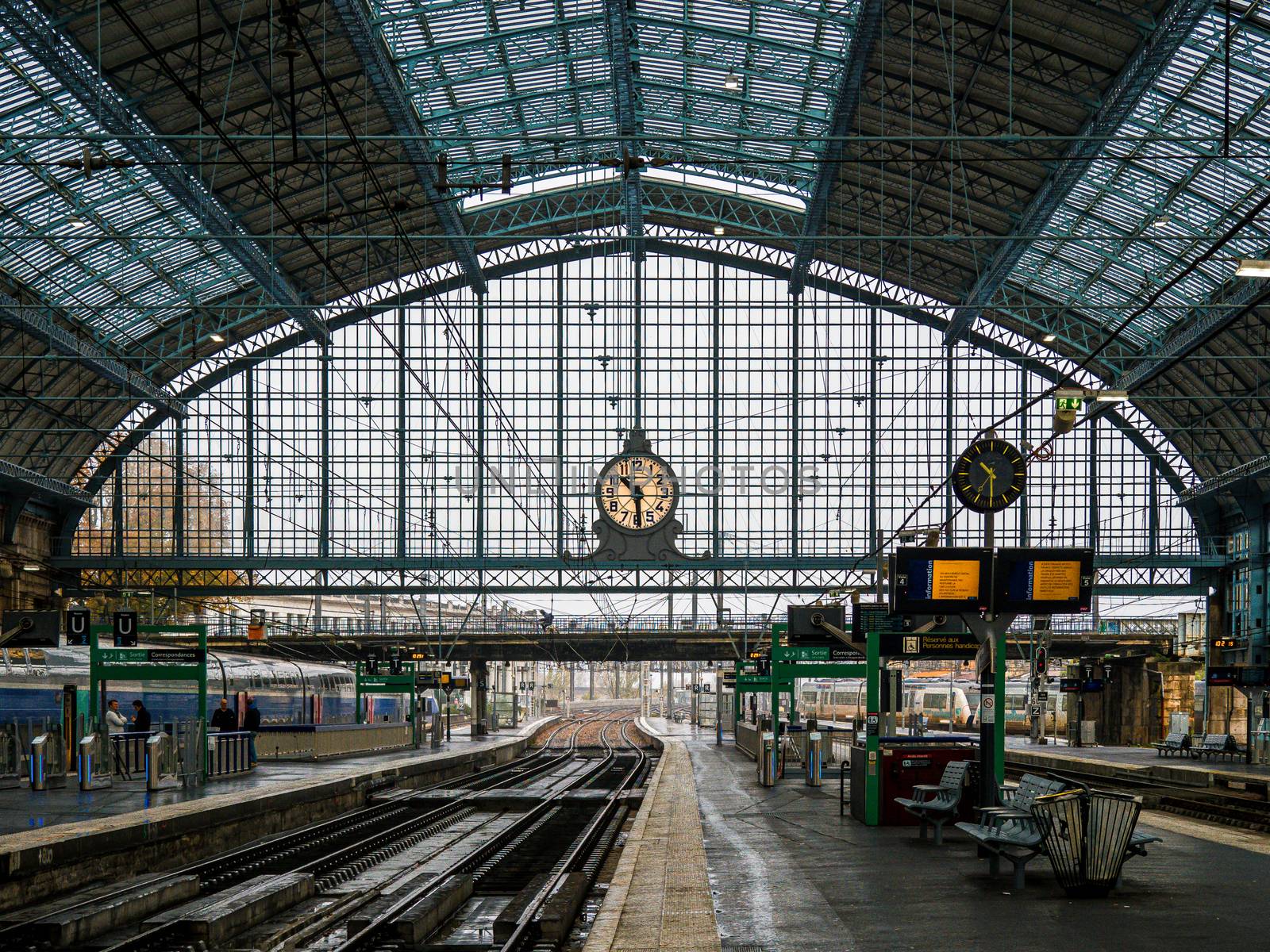 train station and glass roof