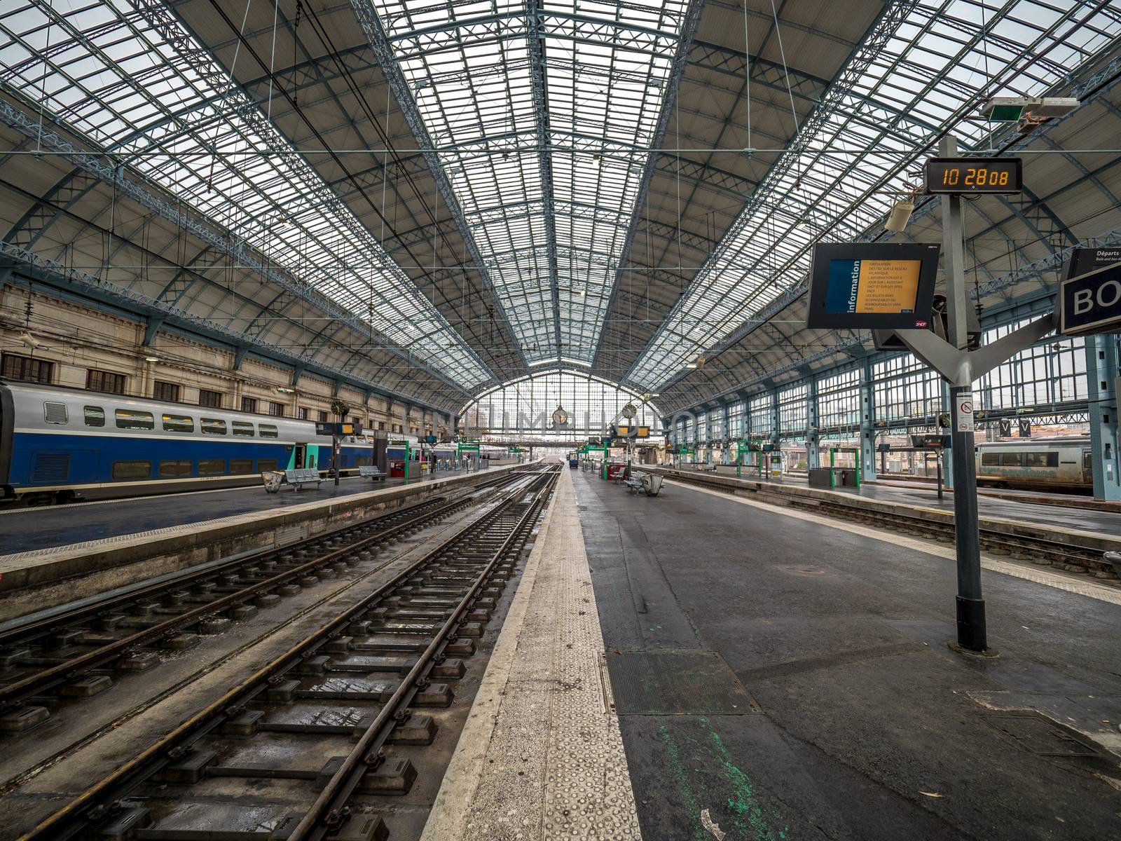 train station and glass roof