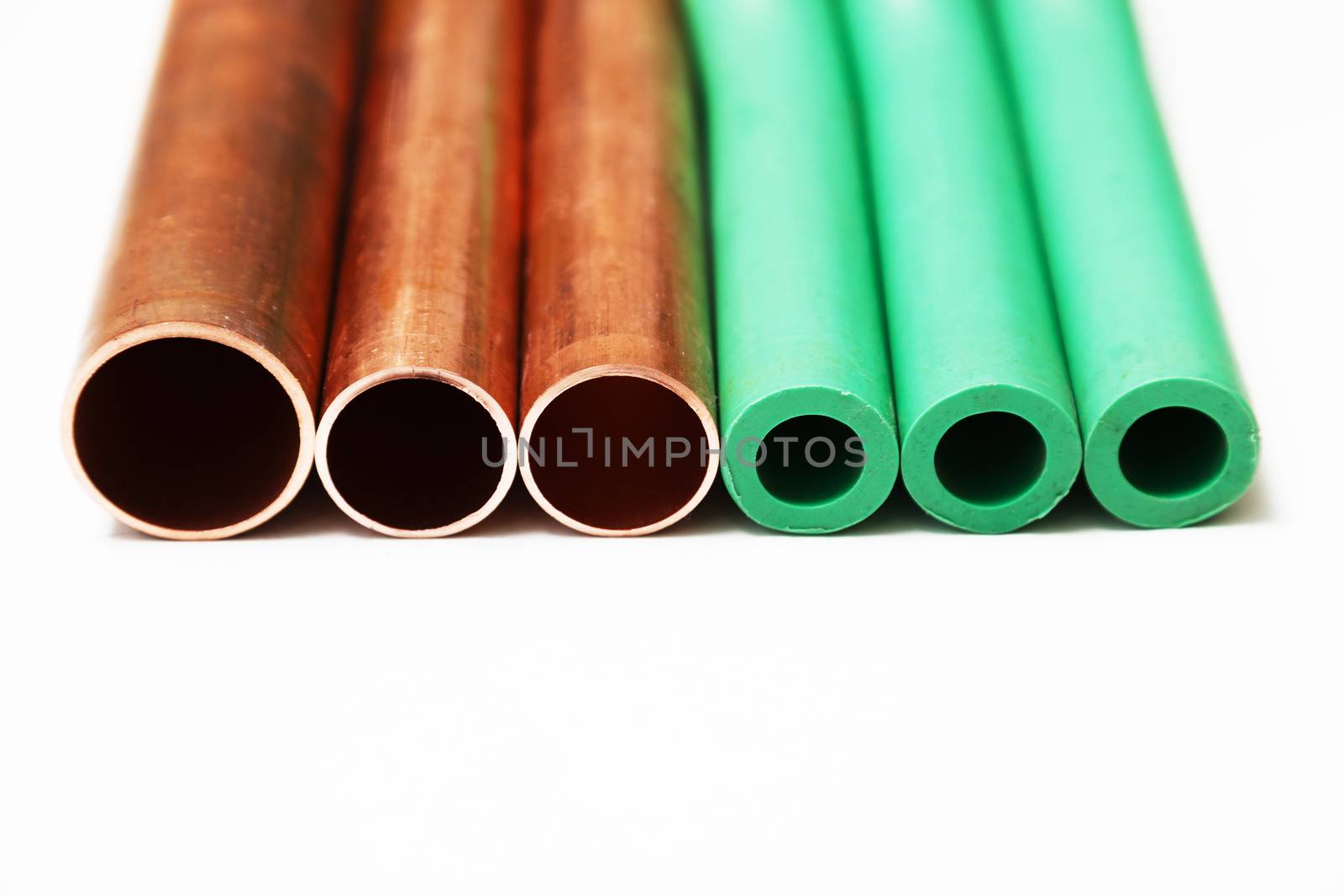 copper and plastic pipes for domestic supply systems by vladdeep