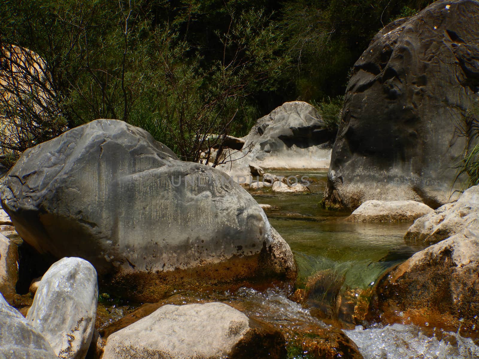 Creek Rio Barbaira in Rocchetta Nervina, Liguria - Italy by cosca