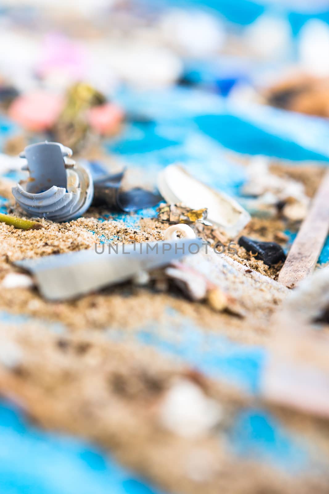 Beach Cleaning. Cleaning dirty beaches by the action of man. Sustainability of the planet and preservation of nature.