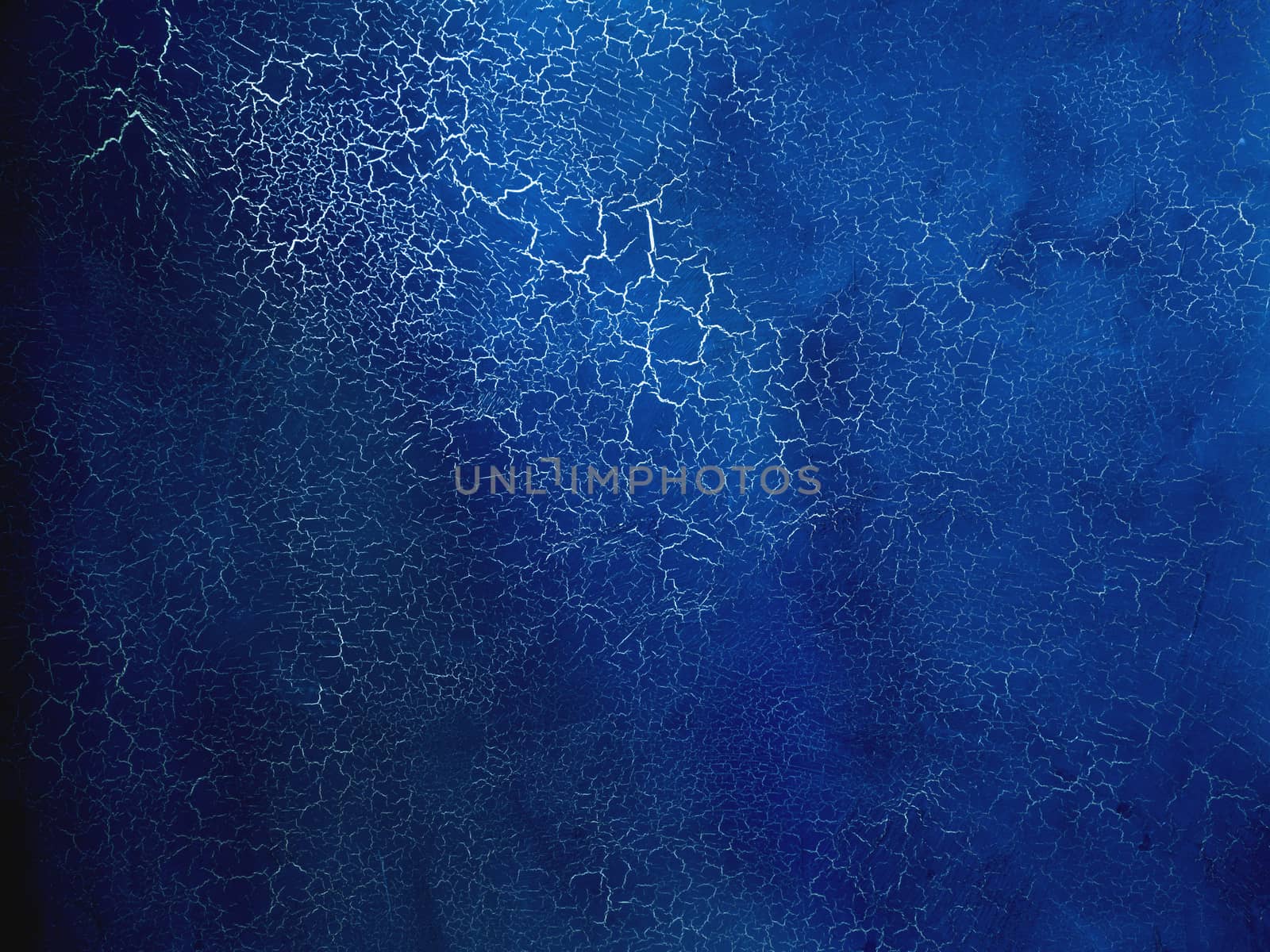 Dark blue texture with silver cracks. Surface with craquelure effect.