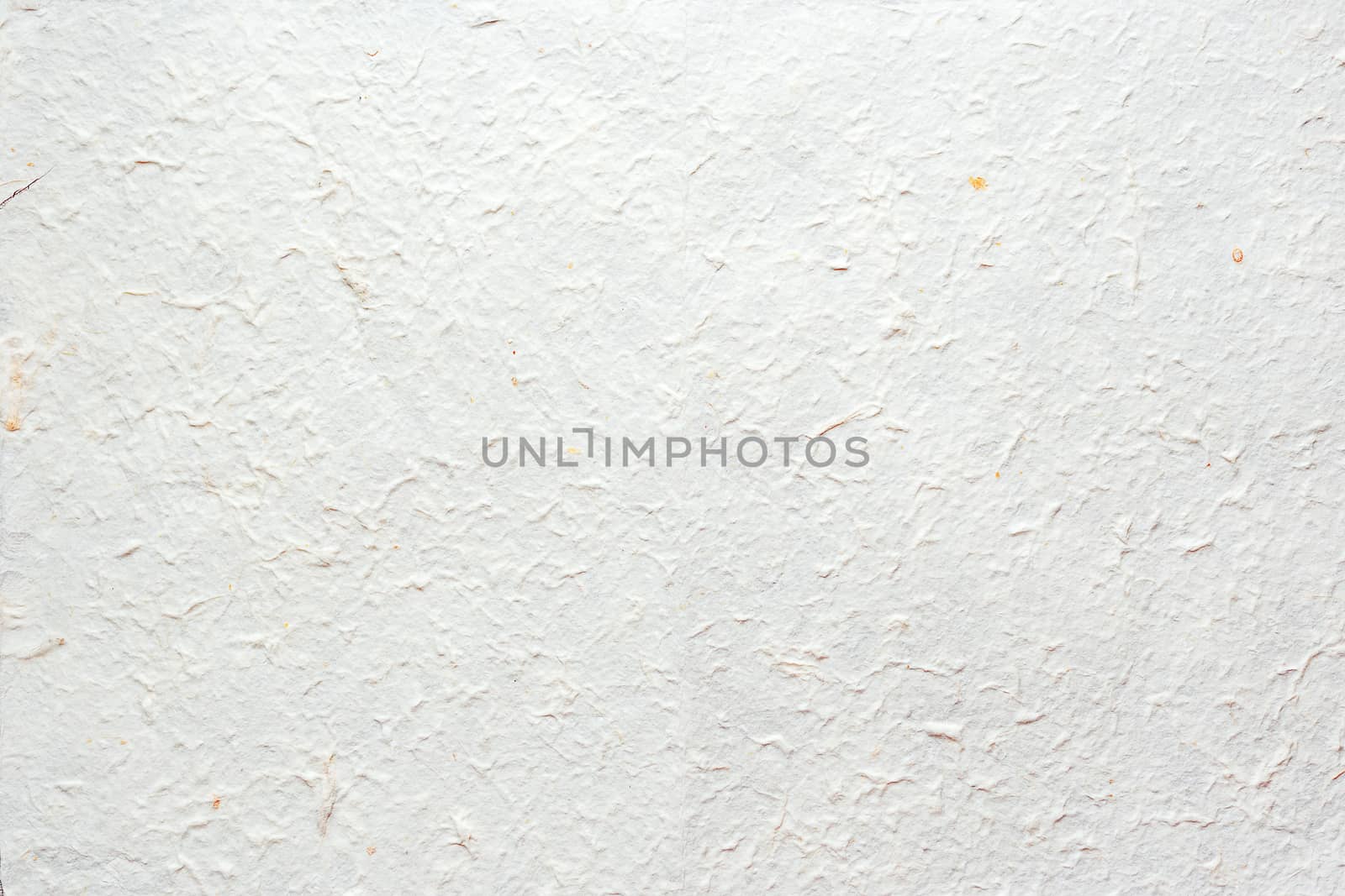 Abstract texture background. Handmade wrinkled paper with pieces of leaves.