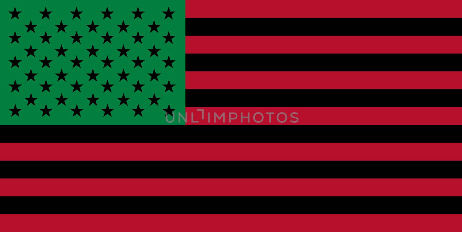 Afro-American people flag by tony4urban