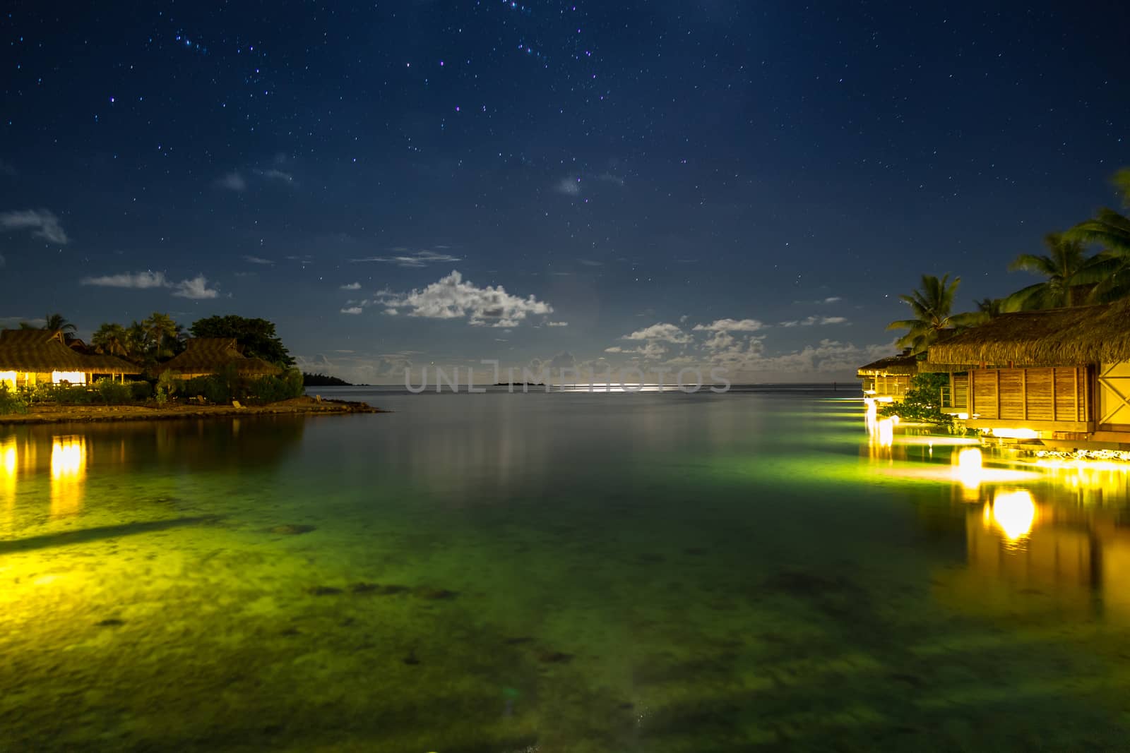 Moorea Island in the French Polynesia.