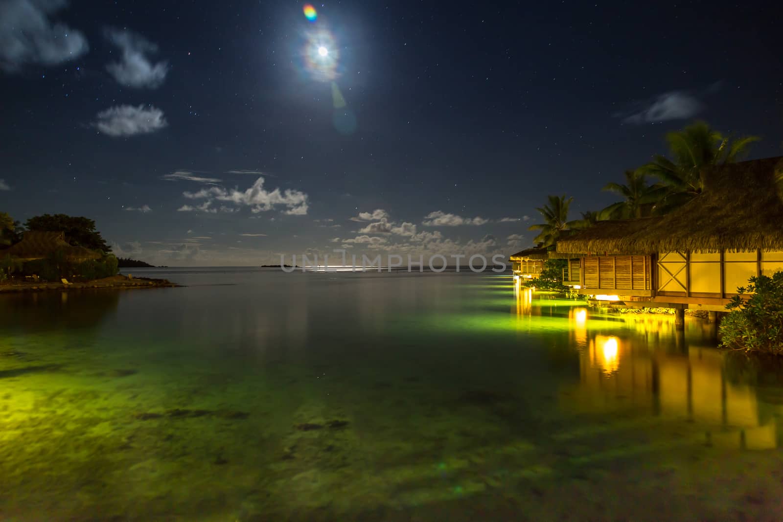 Moorea Island in the French Polynesia.