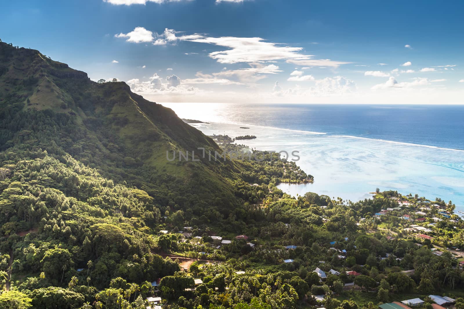 Moorea Island in the French Polynesia. by SeuMelhorClick