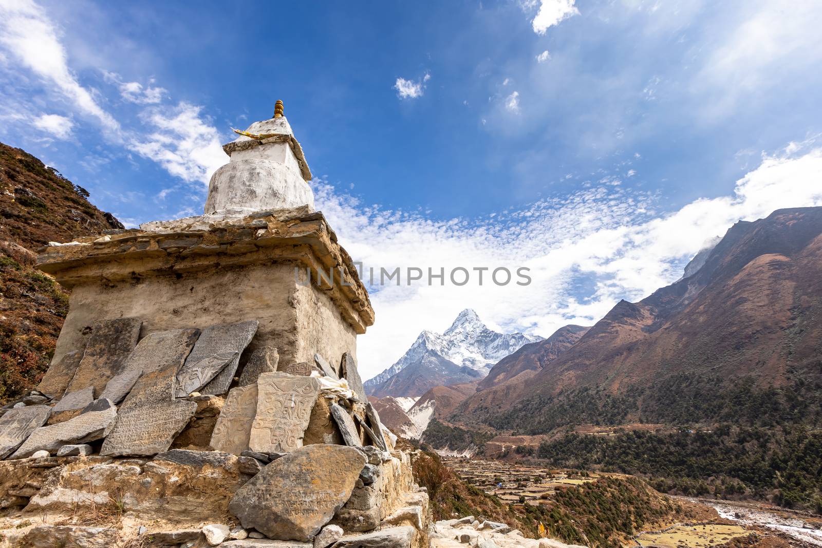 Trekking Everest Base Camp. Nepal. Asia.