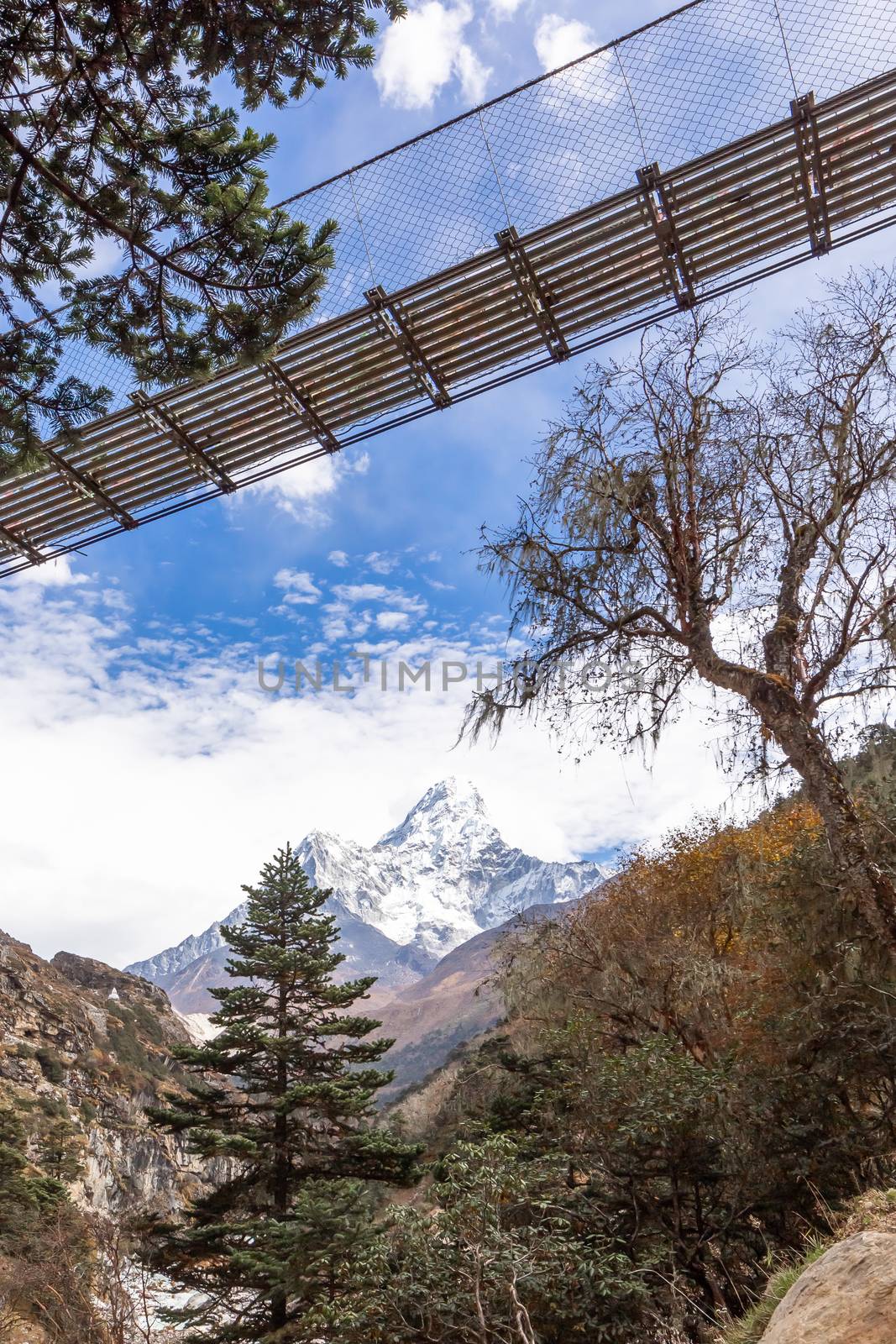 Trekking Everest Base Camp. Nepal. Asia.