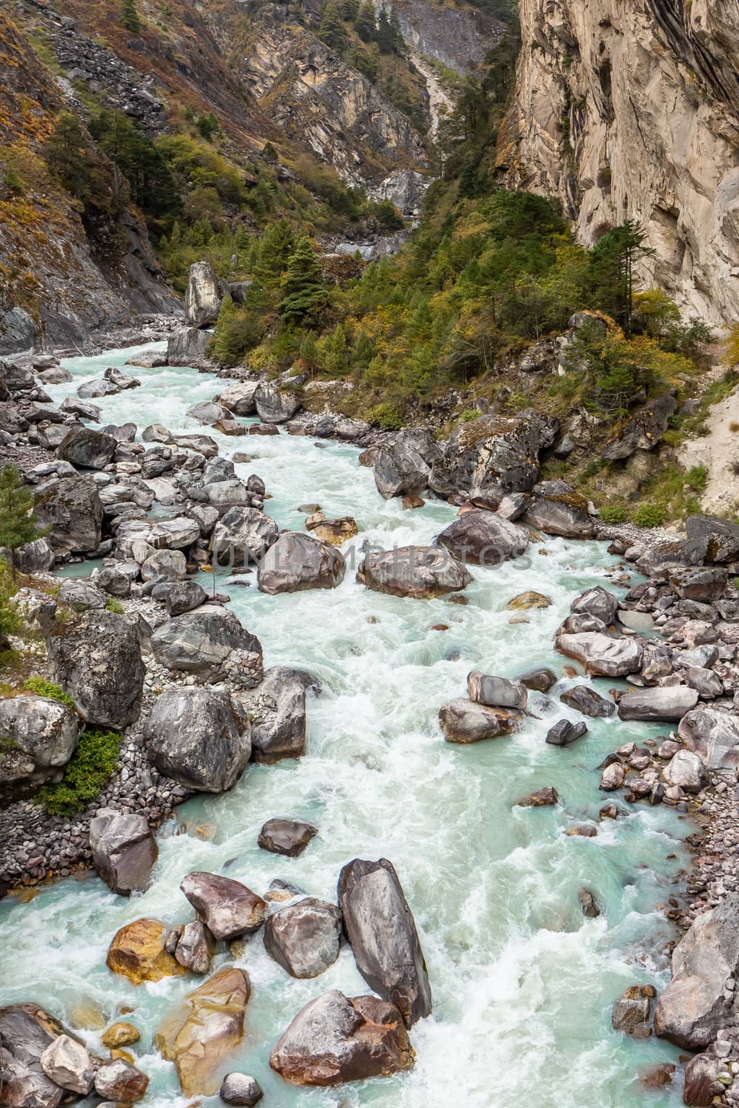 Trekking Everest Base Camp. Nepal. Asia.