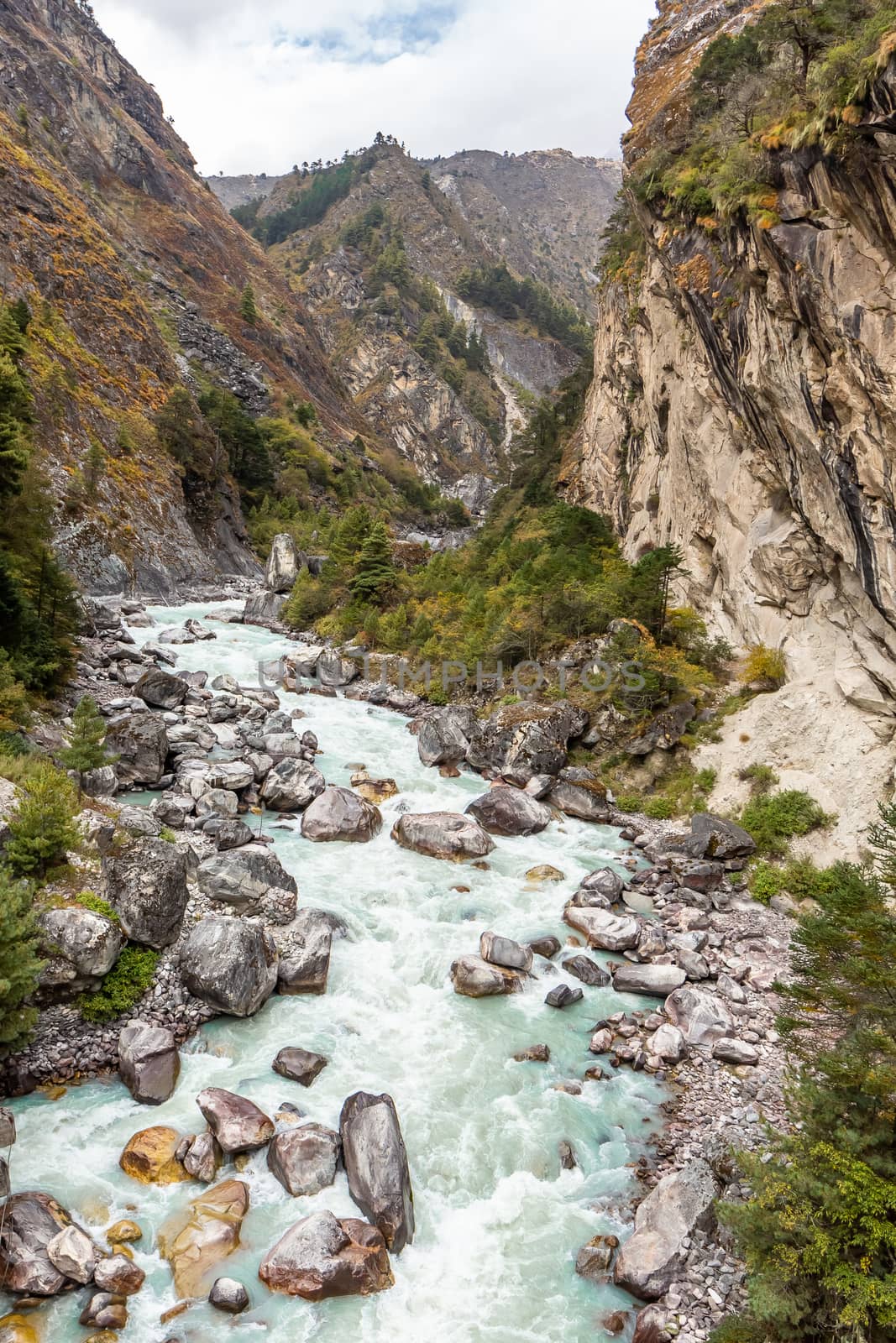 Trekking Everest Base Camp. Nepal. Asia.