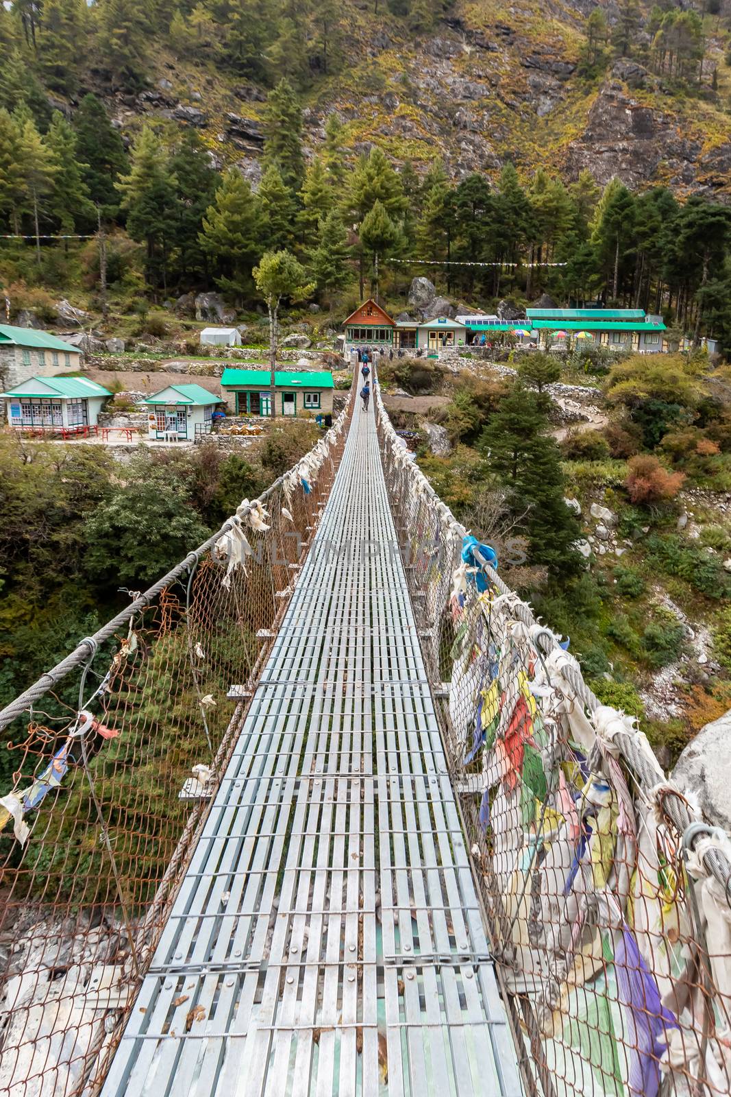Bridge in Nepal. Trekking Everest Base Camp. by SeuMelhorClick