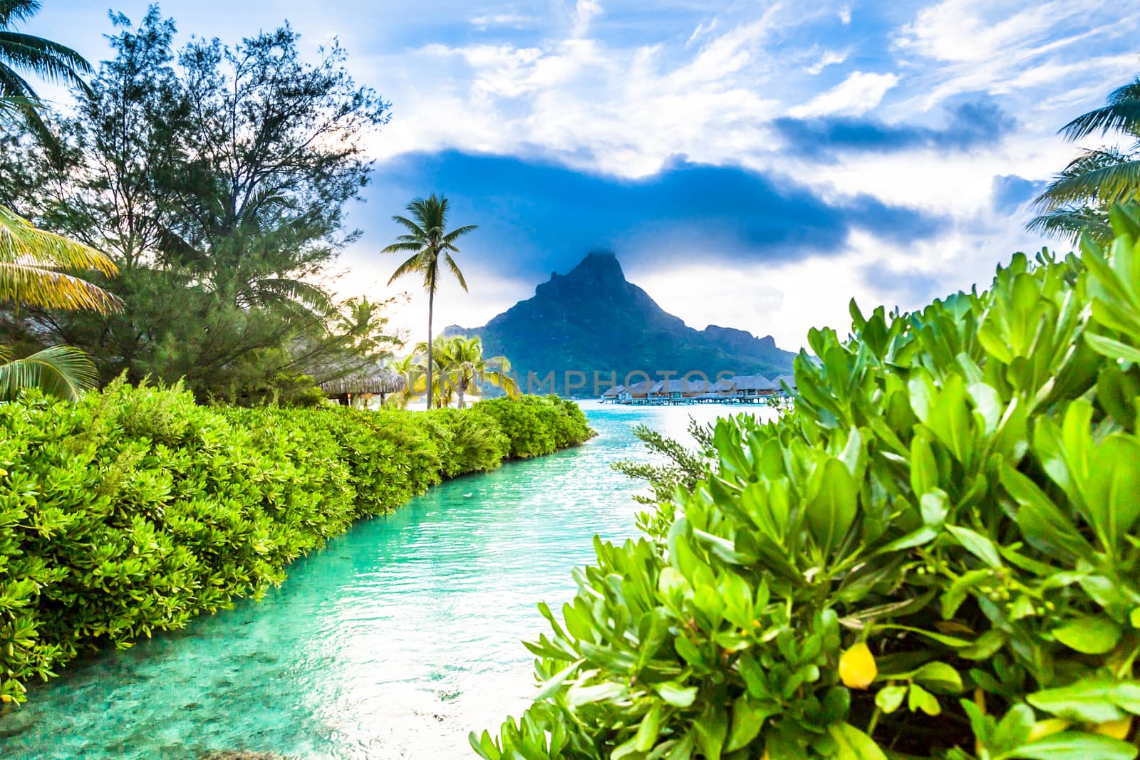 Bora Bora Island, French Polynesia.