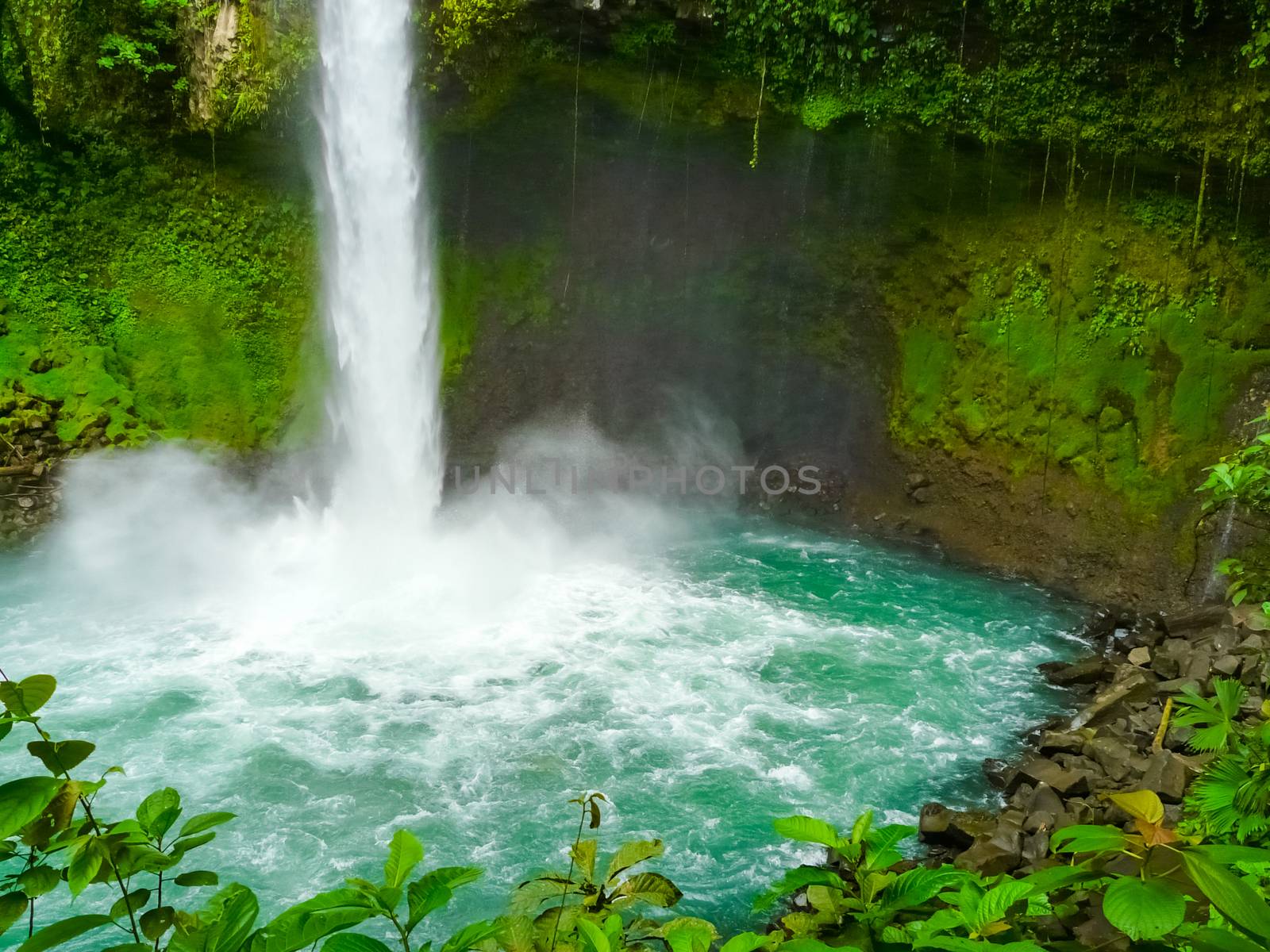 La Fortuna de San Carlos waterfall, Arenal volcano national park, Alajuela, San Carlos, Costa Rica