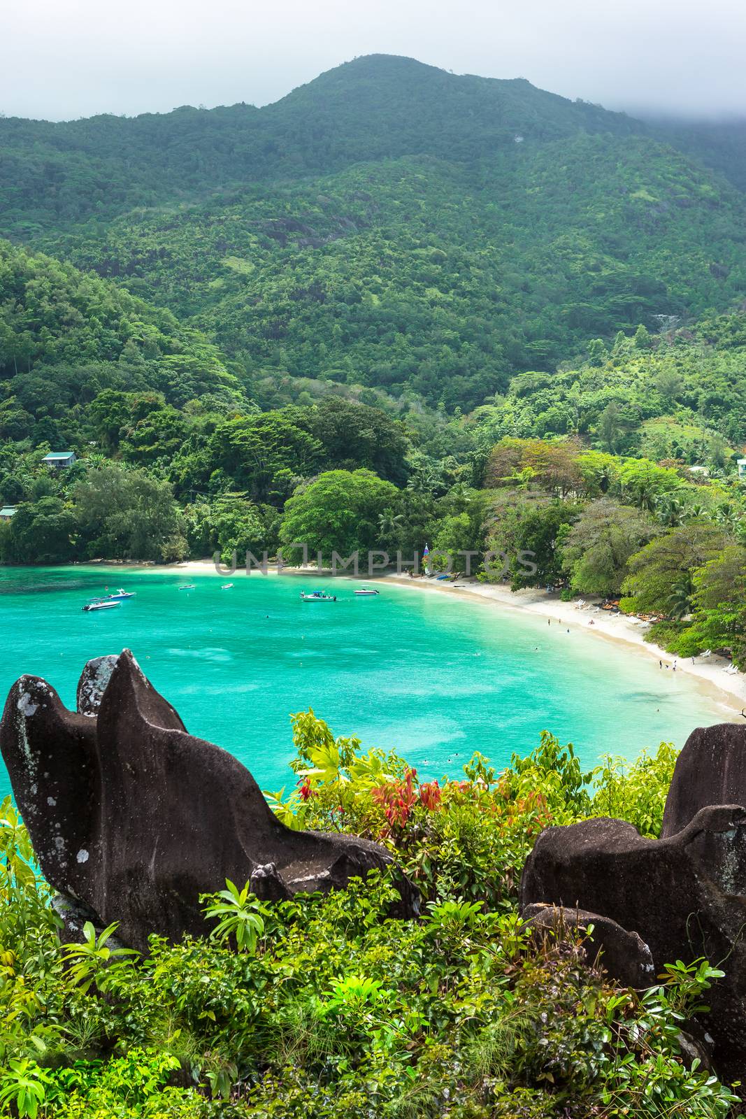 Beautiful beach at Seychelles, Mahe by SeuMelhorClick