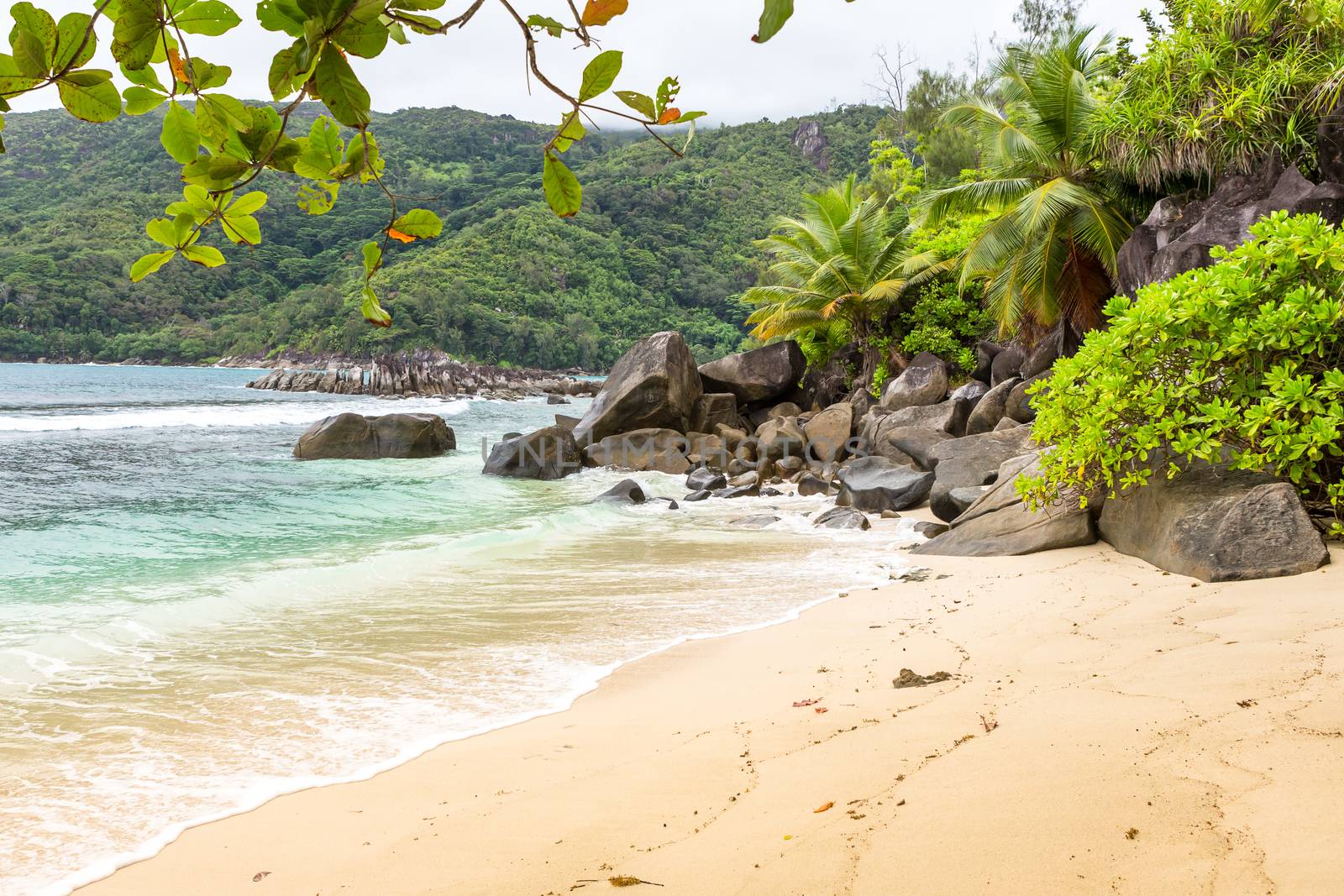 Beautiful beach at Seychelles, Mahe by SeuMelhorClick