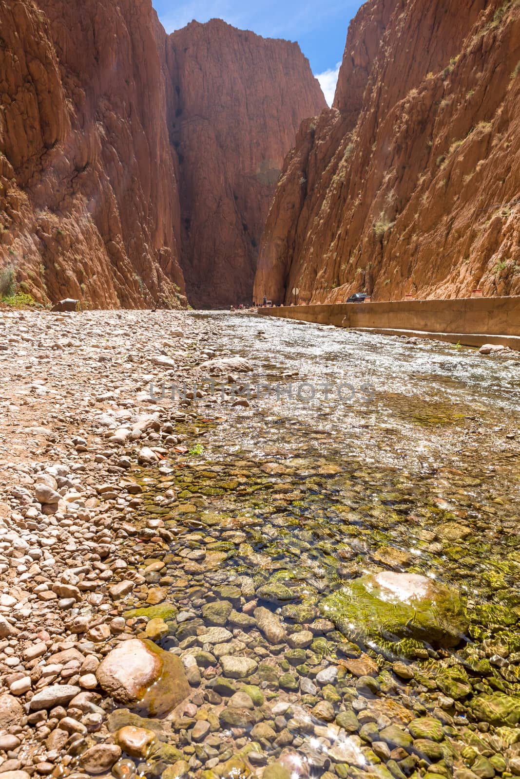 Dades Gorge is a beautiful road between the Atlas Mountains in Morocco