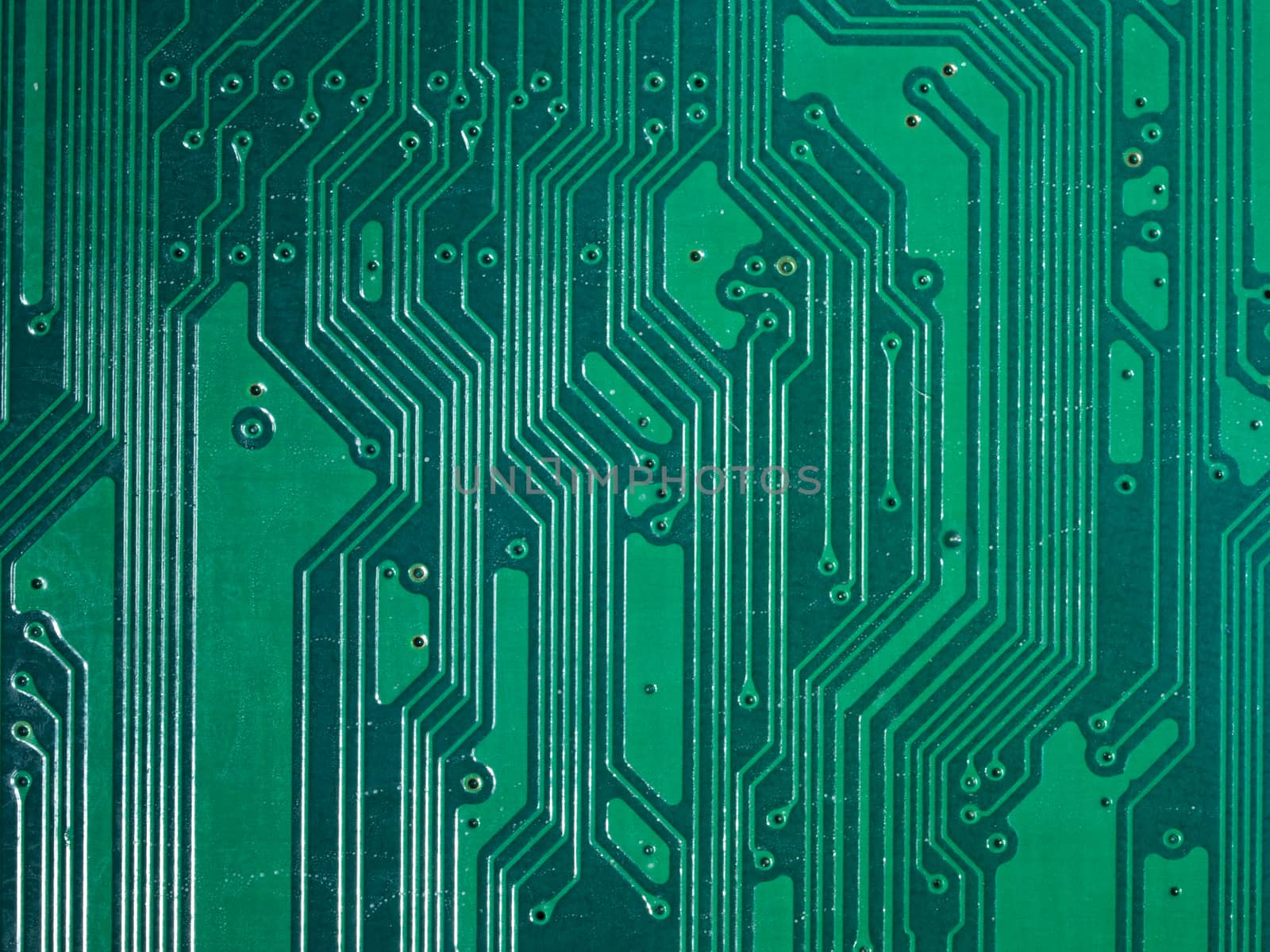 printed circuit for electronic components by jmagfoto