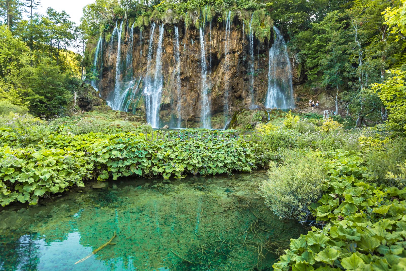 Plitvice Lakes, Croatia Waterfall. Amazing Place.